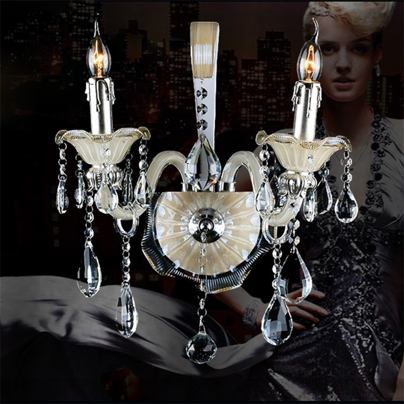 Modern Large LED Candle Pendant Lights Luxury Hanging Decorative Fixtures for Crystal Chandelier Lamps