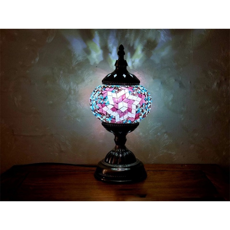 Retro Exotic Romantic Creative LED Desk Light for Home Living Bedroom Bedside Decoration Table Lamp