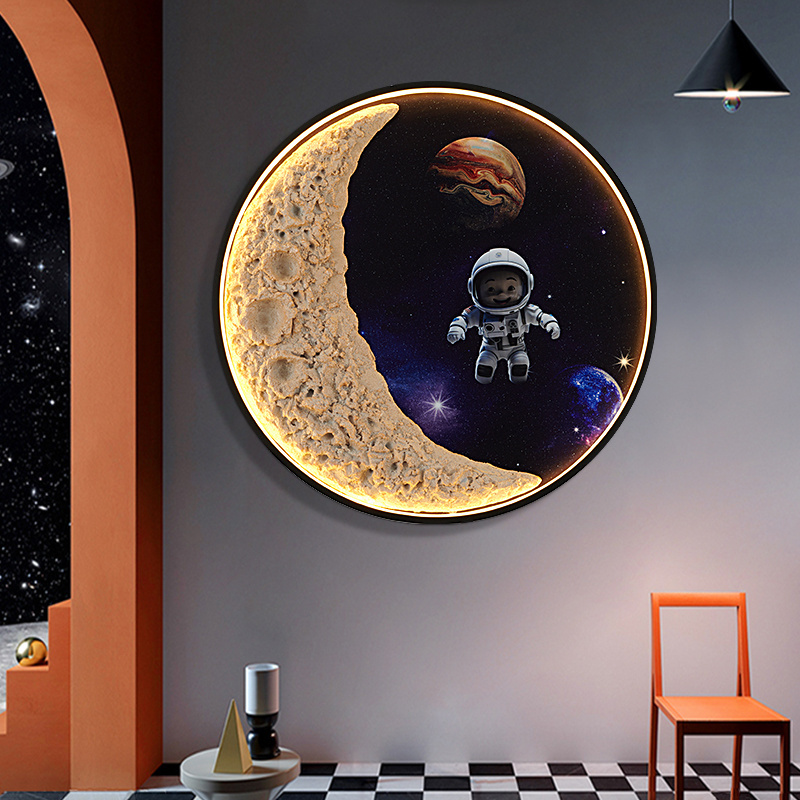 Modern Picture Wall Light outer space LED Mural Lamp For Home Living Room Study Bedroom Children's room Decor Painting