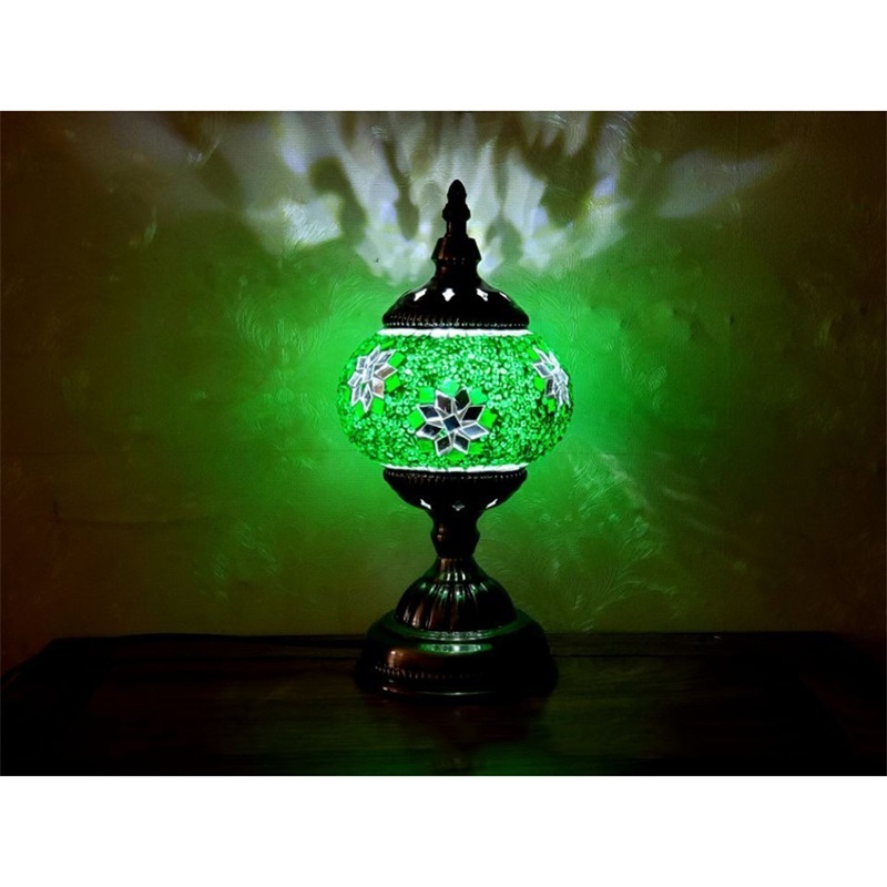 Retro Exotic Romantic Creative LED Desk Light for Home Living Bedroom Bedside Decoration Table Lamp