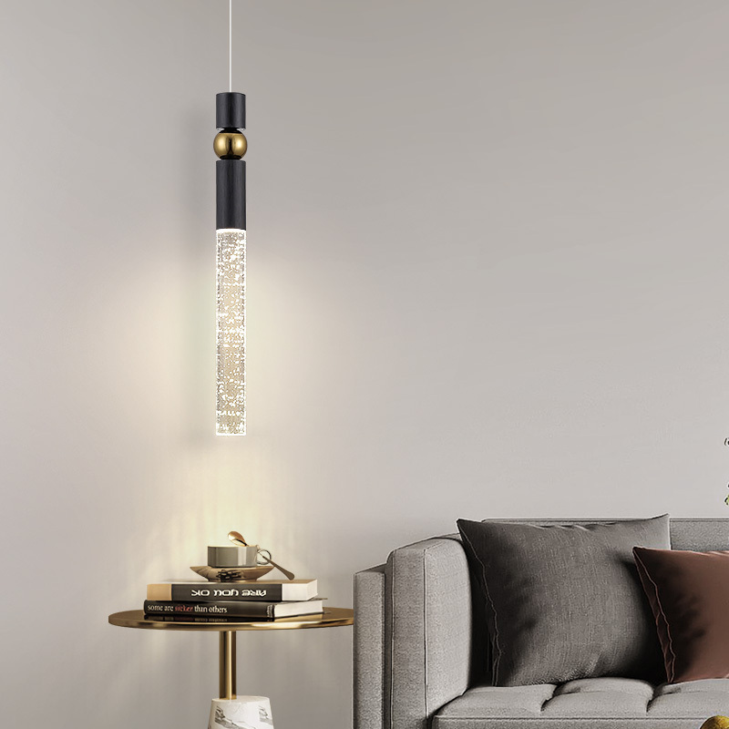 Modern Simple Design Pendant Hanging Light LED Fixtures Crystal Lighting Chandeliers Ceiling Luxury Lamp