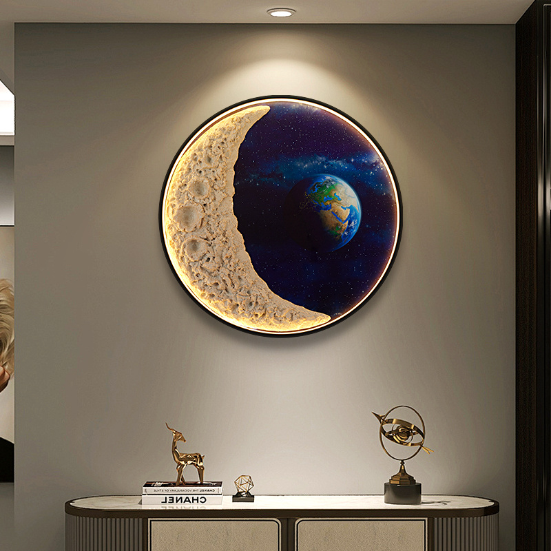 Modern Picture Wall Light outer space LED Mural Lamp For Home Living Room Study Bedroom Children's room Decor Painting