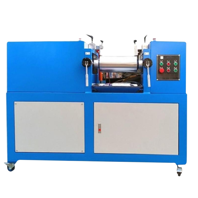 Hong Jin Open 2 Roll Rubber Mixing Mill/ Laboratory Electric Heating Two Roll Mixing Mill for Plastic Rubber