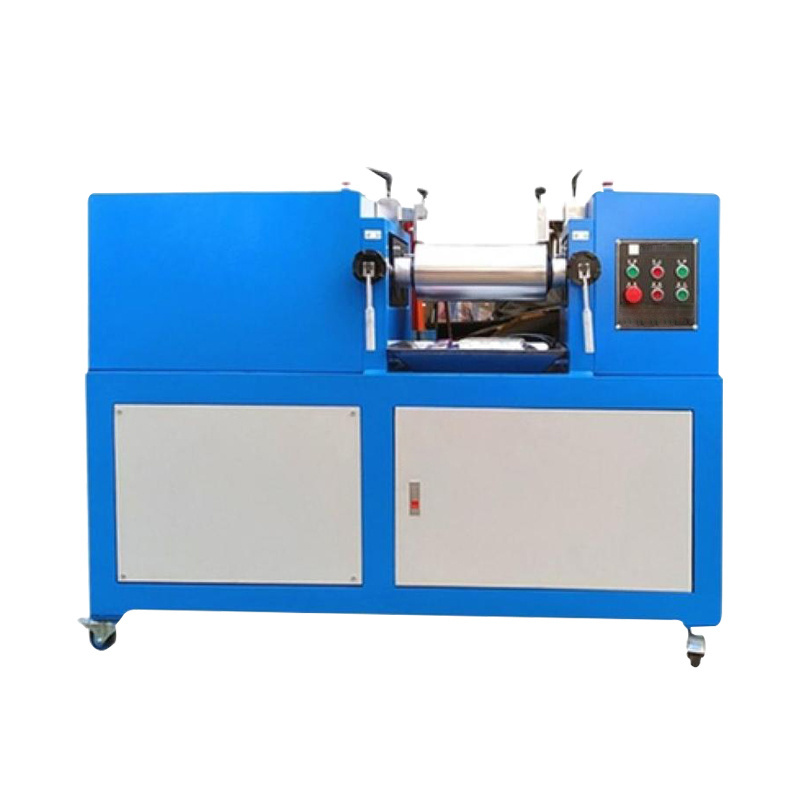 Hong Jin Open 2 Roll Rubber Mixing Mill/ Laboratory Electric Heating Two Roll Mixing Mill for Plastic Rubber