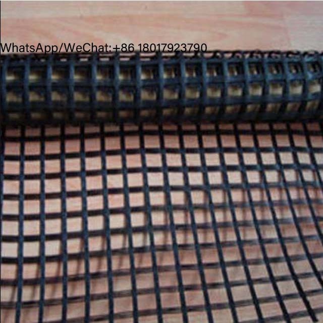 PET Polyester Geogrid PET geogrid PP two-way welded geogrid