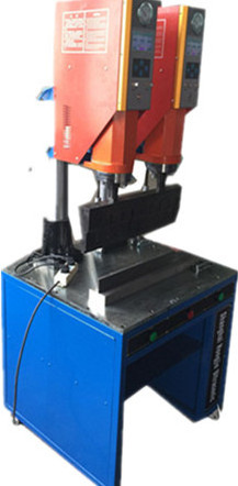 double heads welding machine/ultrasonic plastic welding machine for PU timing belt