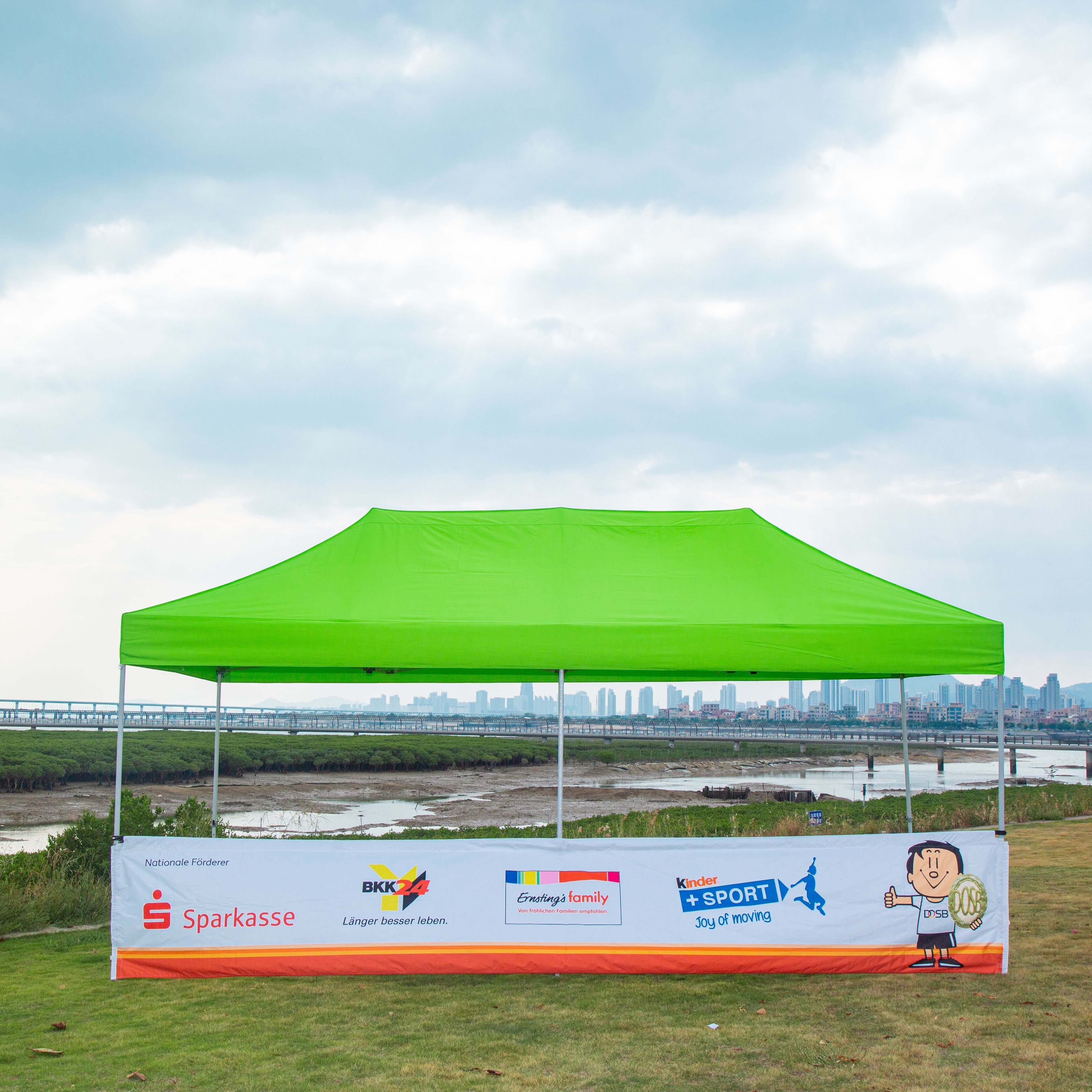 3x6 Outdo or Aluminium Budget Lite Frame Canopy Tent Custom Print Promotional Logo Folding Commercial Gazebo for Trade Shows