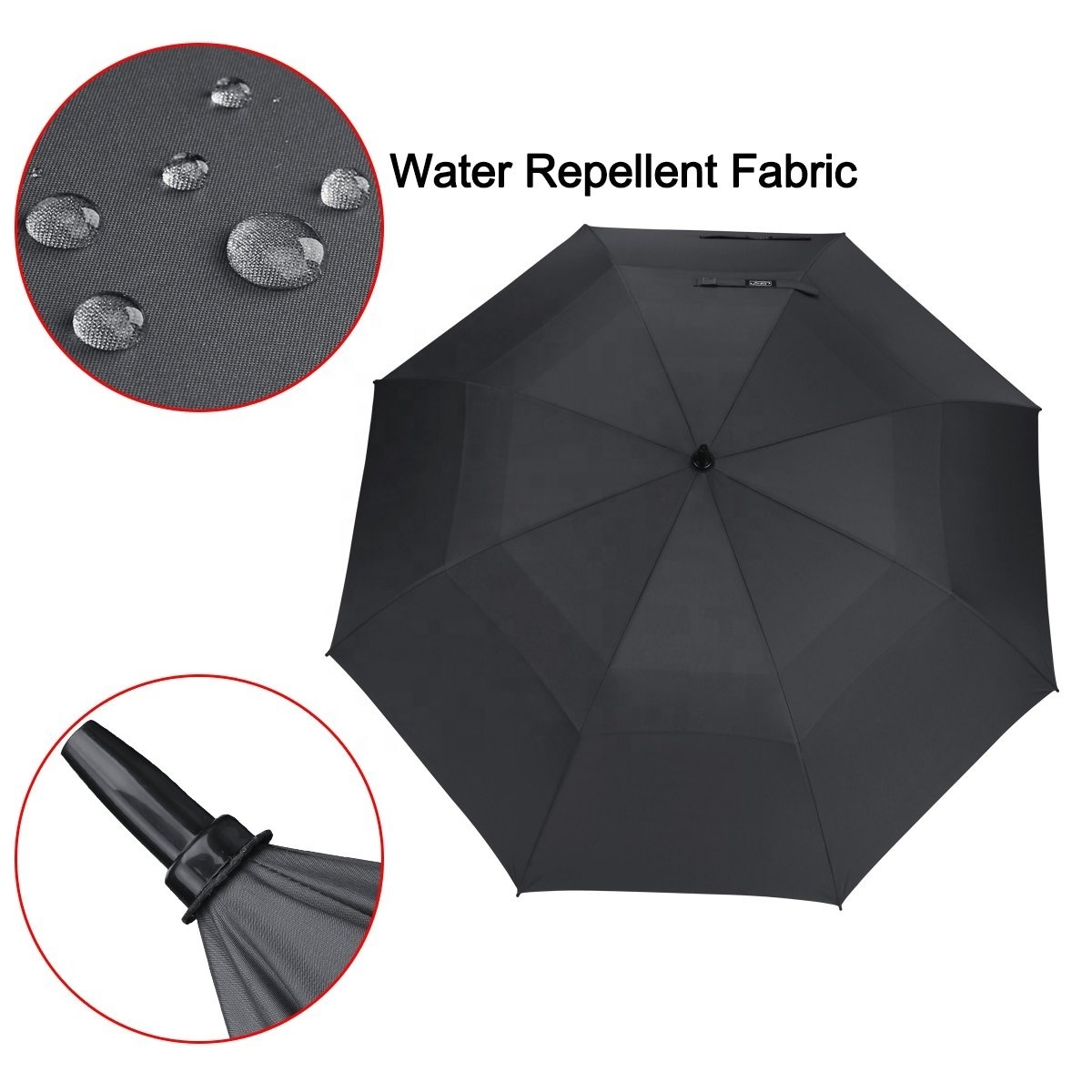 G4free 54/62/68 Inch Extra Large Windproof Golf Umbrella Double Canopy Automatic Open Folding UV Protection Sun Rain Umbrella