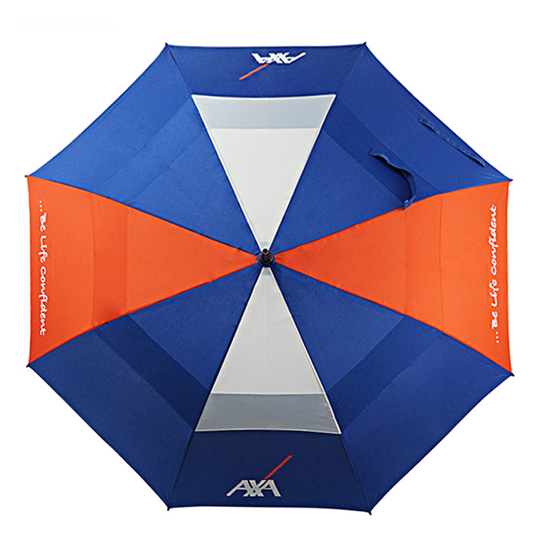 Wholesale 30-Inch Large Luxury Golf Umbrella Windproof with Big Promotional Branded Custom Logo Prints for Adults