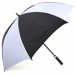 Adults' lack/White  Lightweight and Easy to Carry Golf Umbrella