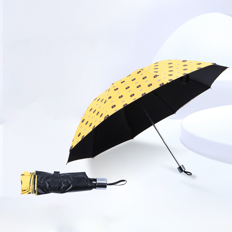 cheap UV windproof sombrillas paraguas de lluvias umbrellas for the rain with logo printing promotional sun mini fold umbrella