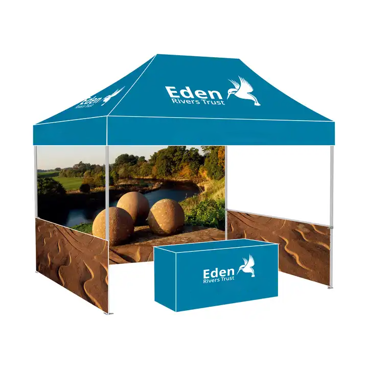 3x4.5m Custom Printed Folding Beach Tent Promotional Pop up Event Awning Trade Show Display Marquee Gazebo Canopy