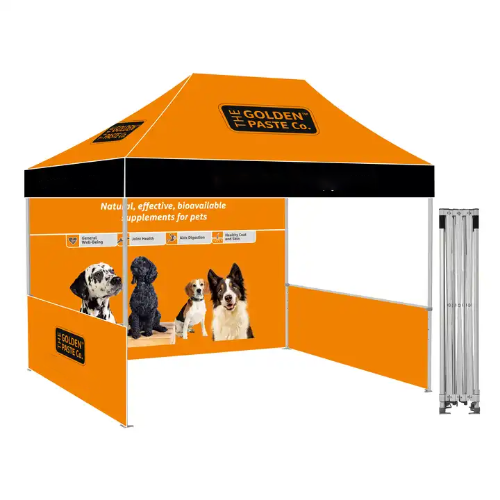 Custom Folding Portable Pop Gazebo Tent Canopy 600D Printed Outdoor Canopy aluminium waterproof Exhibition tents