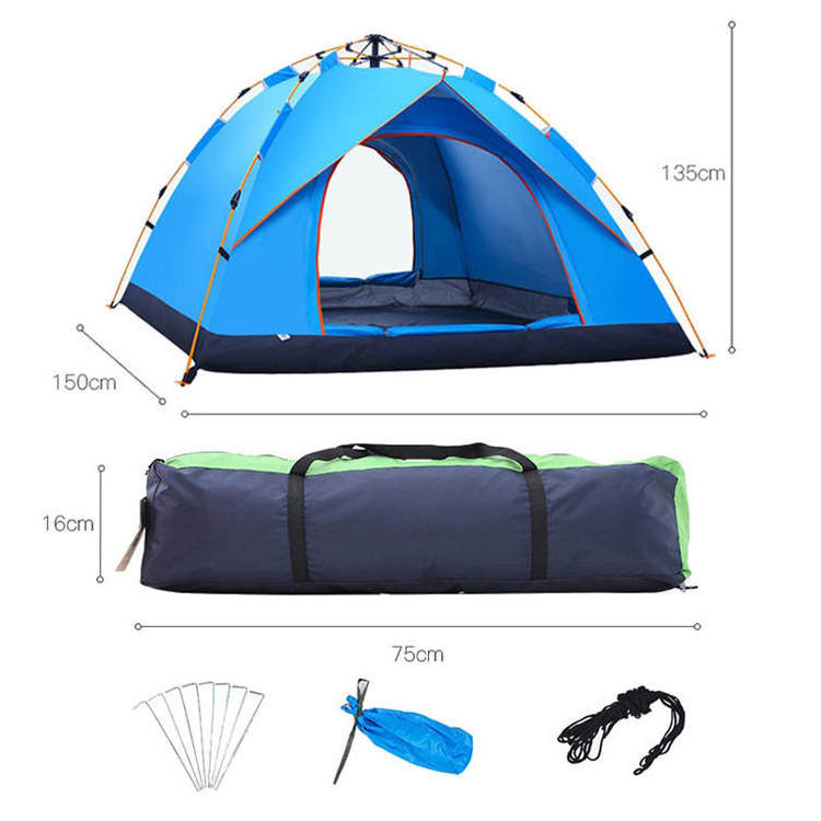 Good discount  easy setup 6 people outdoor Fabric manufacture Pop up camping Backpack tent for sale Ultralight camping tent