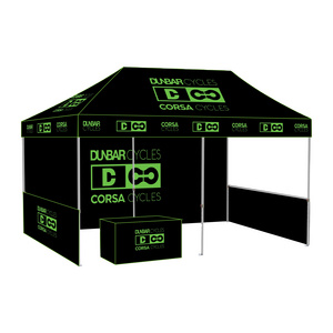 3x6 Outdo or Aluminium Budget Lite Frame Canopy Tent Custom Print Promotional Logo Folding Commercial Gazebo for Trade Shows