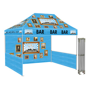 Big Aluminium Die Casting Foot  Custom Printed 3x4.5 Folding Tent Gazebo Canopy for Trade Show Tents Outdoor Advertising