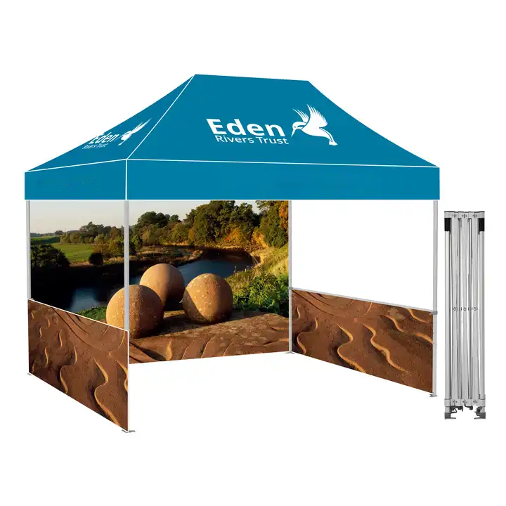 3x4.5m Custom Printed Folding Beach Tent Promotional Pop up Event Awning Trade Show Display Marquee Gazebo Canopy