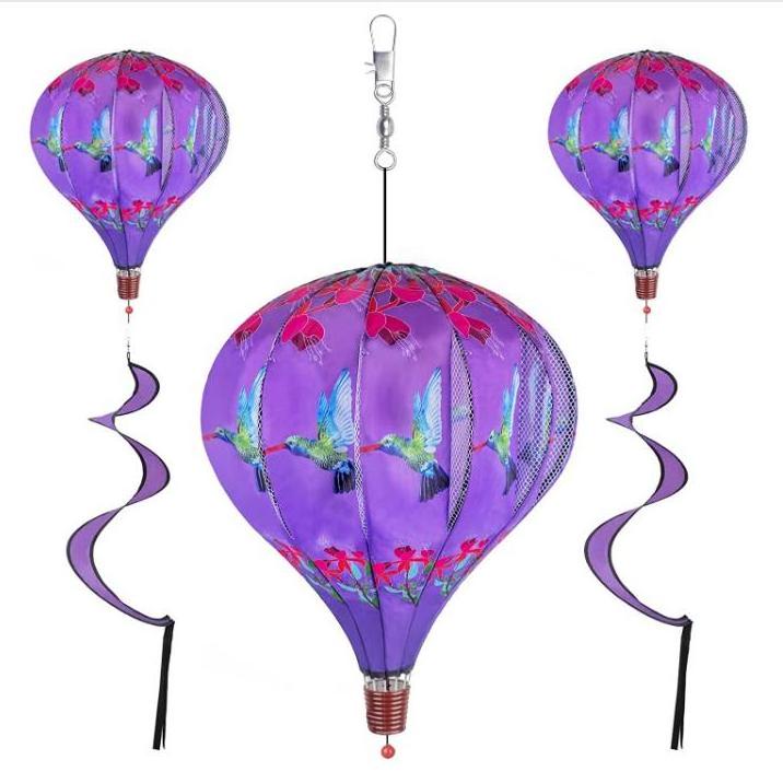 Hot Air Balloon Wind Spinners, Windmill Toys for Kids Yard Decor Lawn Decorations Outdoor Windmills Wind Twister