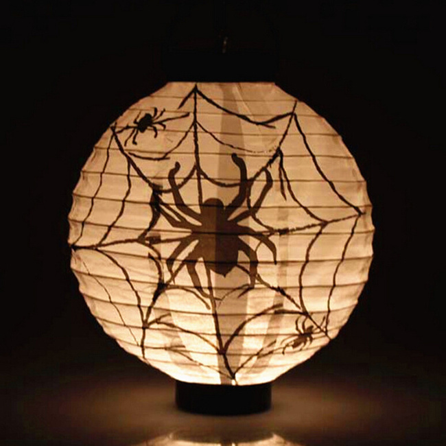 2024 LED Paper Lantern Decorative Lighting for Halloween and Thanksgiving Pumpkin-Themed Lantern