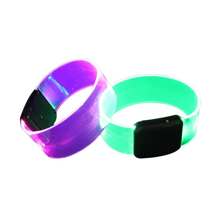 New Party Product Custom Light Up Wristband Led Magnetic Bracelet For Concert