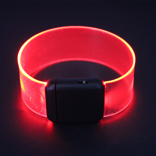 New Party Product Custom Light Up Wristband Led Magnetic Bracelet For Concert