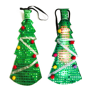 Christmas Decorations Christmas Tree Design LED Neck Tie