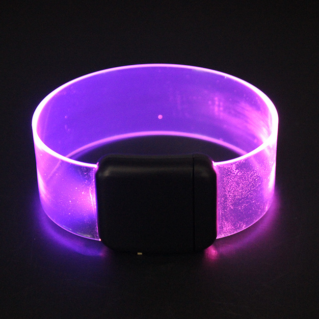 New Party Product Custom Light Up Wristband Led Magnetic Bracelet For Concert