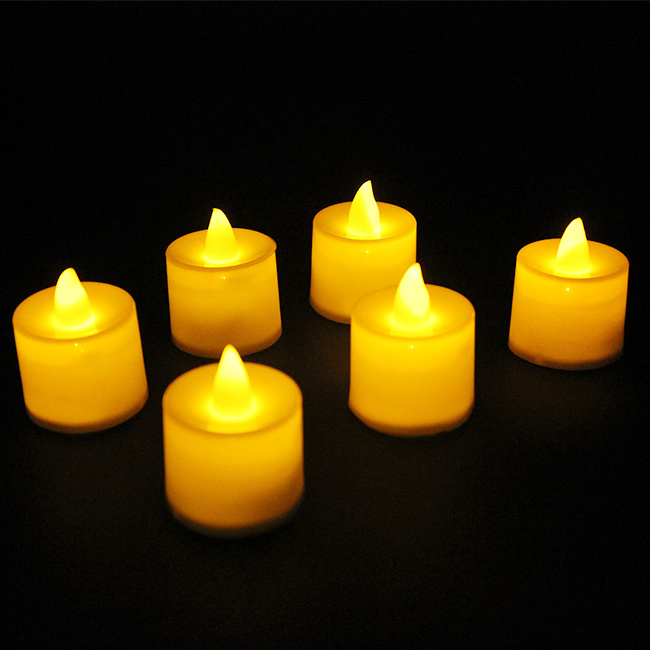 Mini Led Candle for Christmas Halloween Light Up Tea Light Candle for  Birthday Wedding Party