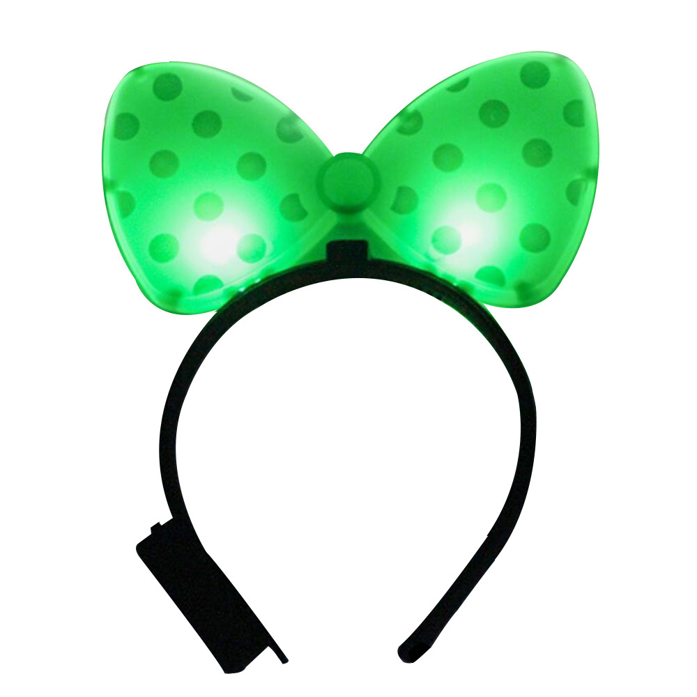 Led Crown Headband Light up Bow Headband  for Kids Halloween Christmas Party