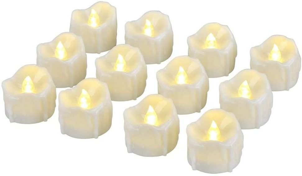 Flameless Candles Flickering Tea lights with Battery Operated  Led Candle  for Xmas Wedding Party