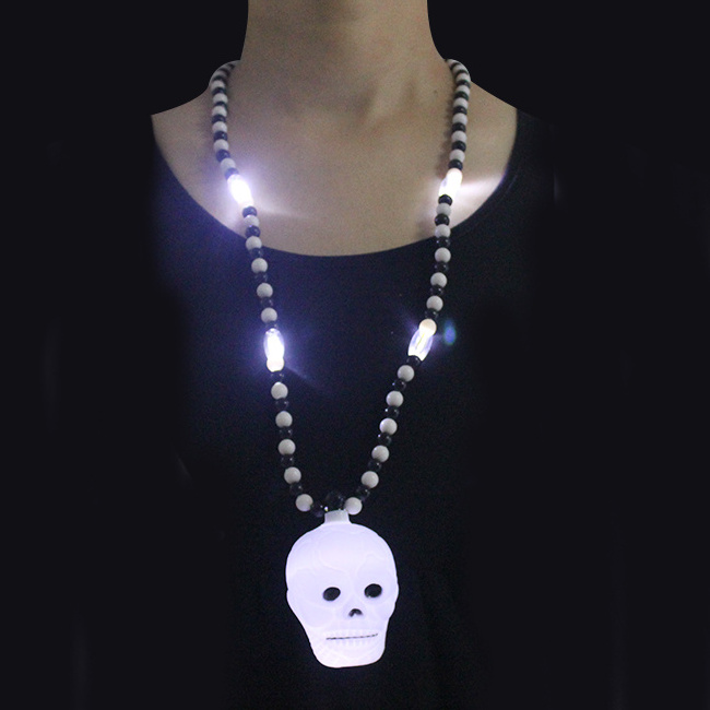 Halloween Eve Costume Party Accessories Lighting Up LED Necklace  Ghost, Jack O Lantern Pumpkin