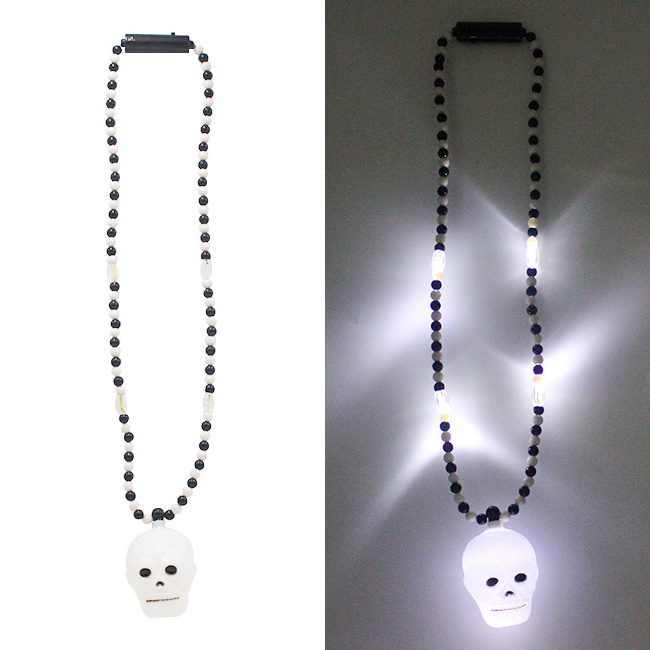 Halloween Eve Costume Party Accessories Lighting Up LED Necklace  Ghost, Jack O Lantern Pumpkin