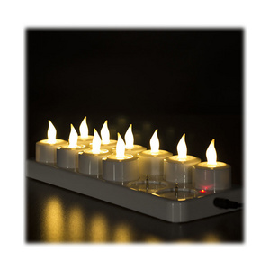 Wedding decoration USB charging led plastic candle remote control led candle