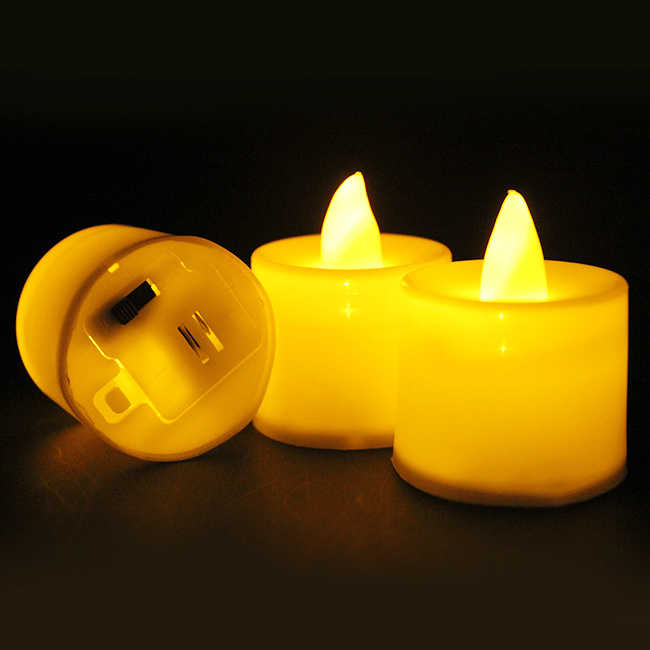 Mini Led Candle for Christmas Halloween Light Up Tea Light Candle for  Birthday Wedding Party