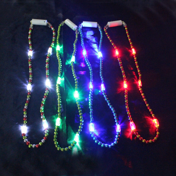 2023 Led Light Up Necklace Mardi Gras Beads