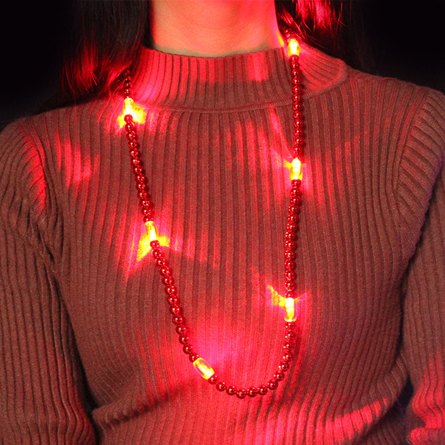 2023 Led Light Up Necklace Mardi Gras Beads