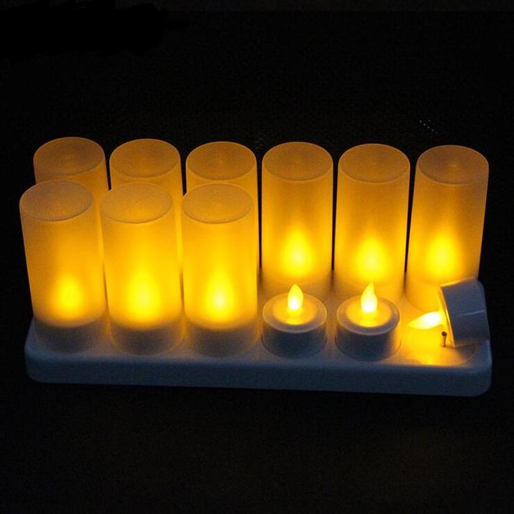 Wedding Party Decoration Remote Controlled Mini Led Tea Light Candle