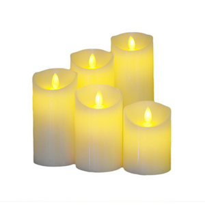 Battery Operated Flameless LED Wax Candles With Remote Control