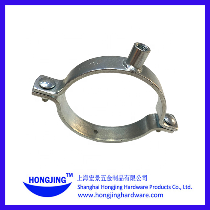 Heavy Duty Pipe Clamps Electric Galvanized Anchor Ear Pole Clamp