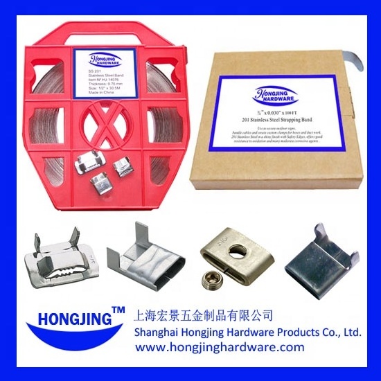 stainless steel strap for manual strapping