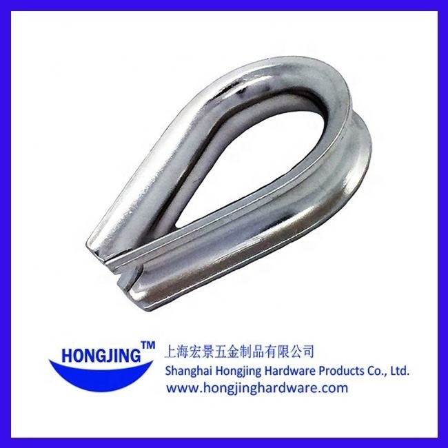 Different Sizes Hot Dip Galvanized Steel Dead End Grip Fitting Thimble