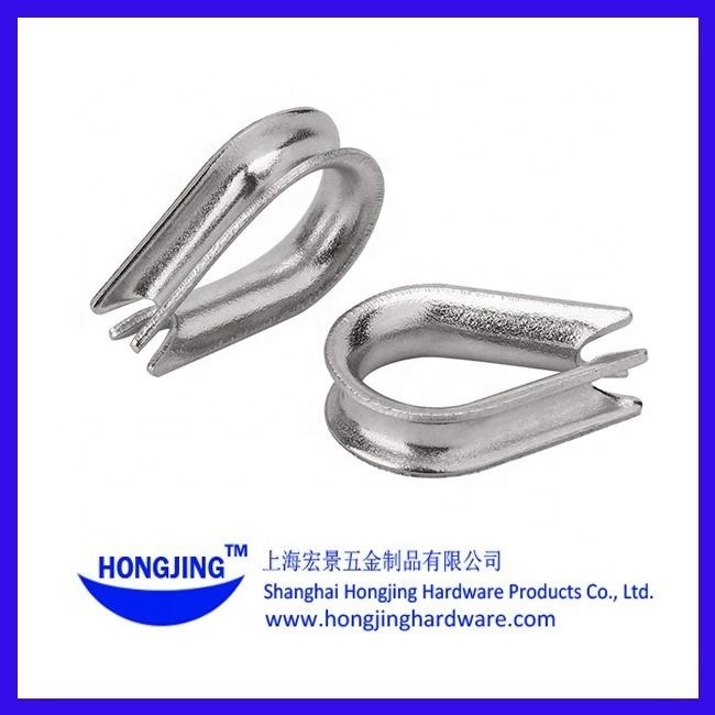 Different Sizes Hot Dip Galvanized Steel Dead End Grip Fitting Thimble