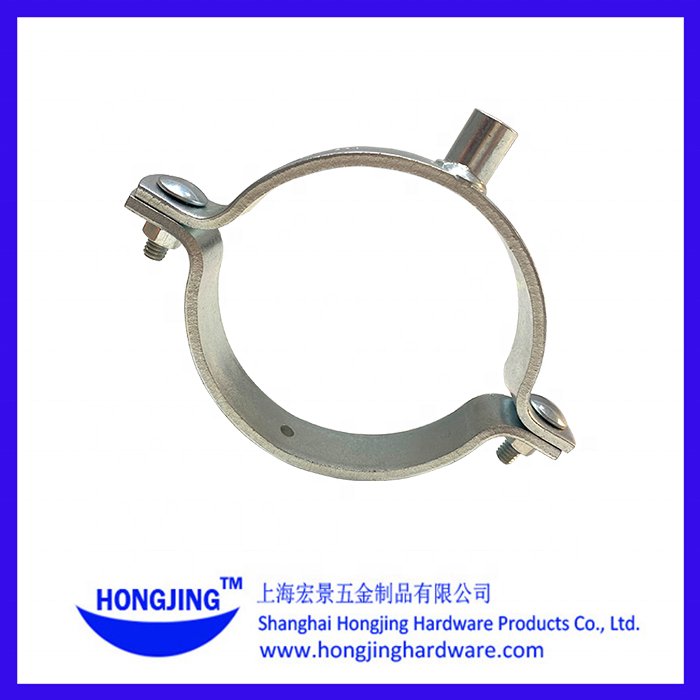 Heavy Duty Pipe Clamps Electric Galvanized Anchor Ear Pole Clamp