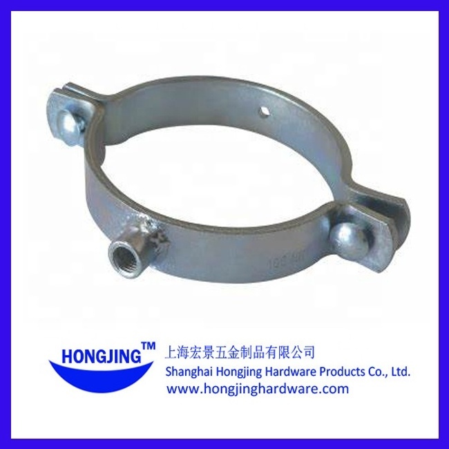 Heavy Duty Pipe Clamps Electric Galvanized Anchor Ear Pole Clamp