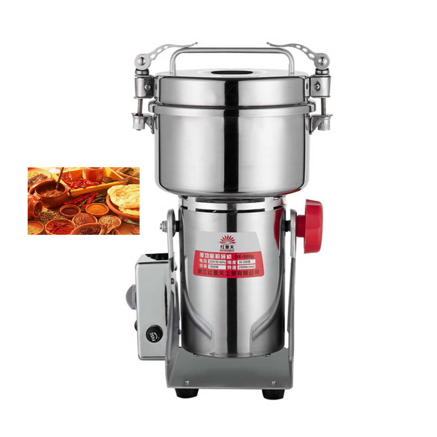 Pepper Chilli Mille Powder Commercial Spice Grinder Grain Electric Grain Mill Grinder For Grains