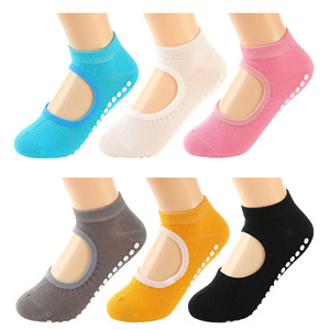 2024 OEM Wholesale Cotton Yoga Socks For Yoga And Pilates Fitness Non-Slip  Anti-Slip Grip Women Sock