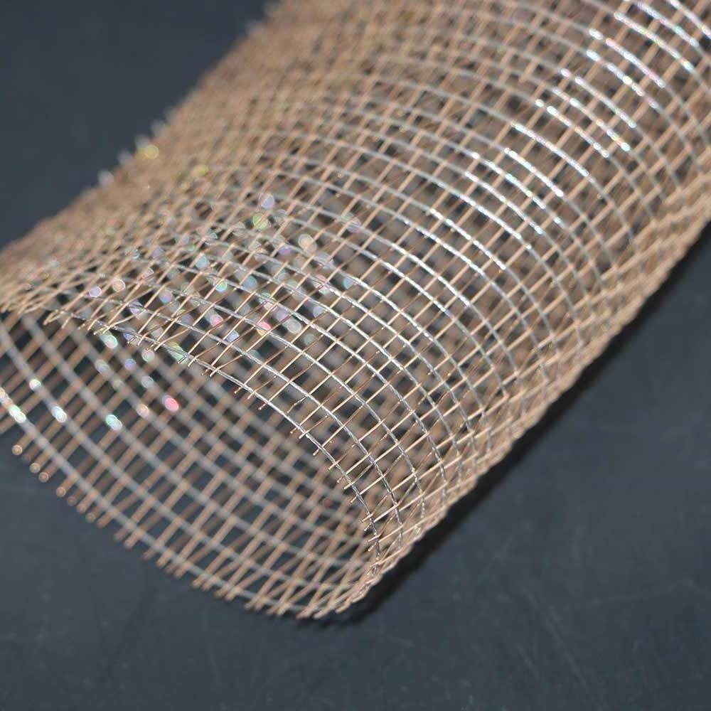 Metal Weave Wire Mesh Laminated Glass Used For Room Divider