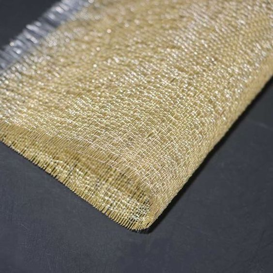 Metal Weave Wire Mesh Laminated Glass Used For Room Divider