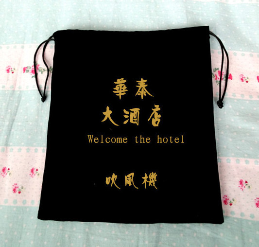 custom storage and packaging hairdryer bag hotel drawstring hair dryer bag