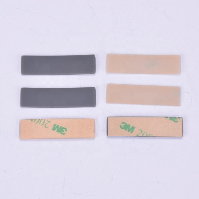 custom anti-slip silicone rubber feet pads with self-adhesive tape for electronics device